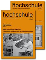 Cover "die hochschule" 1+2/2017 